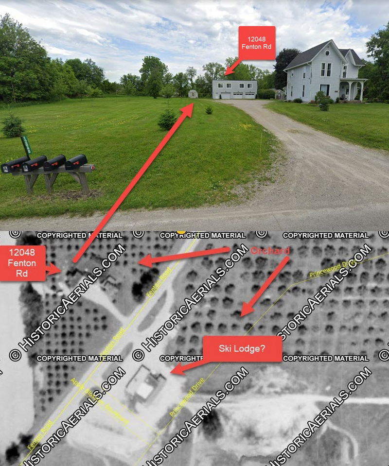 Granview Orchards Ski Area - 1964 Vs Present Day (newer photo)